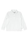 Camisa polo infantil menino em malha Brandili -Branco