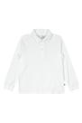 Camisa polo infantil menino em malha Brandili -Branco