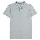 Camisa Polo Infantil Menino Essencial Cinza Mescla Ogochi