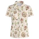 Camisa polo INZVKJLU Western Cow Skull para tênis de golfe feminino Camisa polo INZVKJLU Western Cow Skull para tênis de golfe feminino