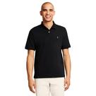 Camisa Polo IZOD de Manga Corta Interlock para Hombre Negra Camisa Polo IZOD de Manga Corta Interlock para Hombre Negra