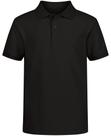 Camisa polo IZOD, uniforme escolar masculino, manga curta, preta 14-16