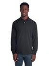 Camisa polo Jerzees SpotShield resistente a manchas para homens preta L
