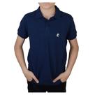 Camisa Polo Juvenil Masculina Applicato Piquet Básica Azul Camisa Polo Juvenil Masculina Applicato Piquet Básica Azul