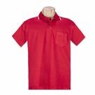Camisa polo lisa com bolso G1 ao G4 obeso homens manga curta