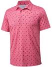 Camisa polo MAGCOMSEN para homens, golfe, manga curta, padrão estampado