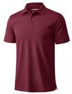 Camisa polo MAGCOMSEN para homens Quick Dry Wine Red 2XL