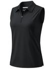 Camisa polo MAGCOMSEN sem mangas de golfe feminina preta S