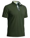 Camisa polo MAGNIVIT para homens Moisture Wicking Golf ArmyGreen M Camisa polo MAGNIVIT para homens Moisture Wicking Golf ArmyGreen M