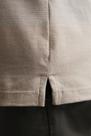 Camisa Polo Malha Slim Fit - Azul Céu / Marrom Craft
