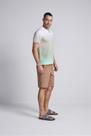 Camisa Polo Malha Slim Fit - Branco / Verde