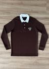 Camisa Polo Manga Longa Aeropostale Marrom - P