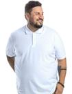 Camisa Polo Masc. Classic Plus Size SVK - Branco