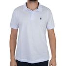 Camisa Polo Masculina Applicato Branca - BAS002