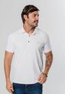 Camisa polo masculina branca