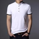 Camisa Polo Masculina Casual de Verão - Manga Curta, Algodão, Respirável Camisa Polo Masculina Casual de Verão - Manga Curta, Algodão, Respirável