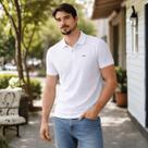 Camisa Polo Masculina Colcci Cores Neutras
