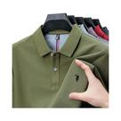 Camisa Polo Masculina De Algodão Elegante Para O Verão, Manga Curta, Luxuosa Com Bordado, Top De Camisa Polo Masculina De Algodão Elegante Para O Verão, Manga Curta, Luxuosa Com Bordado, Top De
