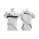 Camisa Polo Masculina De Secagem Rápida E Respirável BMW Motorsport Para Corrida De Motocicleta Com