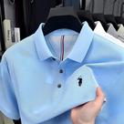 Camisa Polo Masculina De Verão 100% Algodão Manga Curta Paul Original Com Bordado De Pônei, T-Shirt