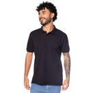 Camisa Polo Masculina Dixie Malha Piquet Preto