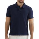 Camisa Polo Masculina Hering MC Slim Marinho - 3M7