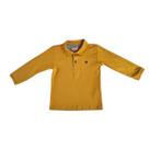 Camisa Polo Masculina Infantil Manga Longa em Suedine Up Baby