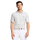 Camisa polo masculina IZOD de manga curta Interlock Harbor Mist