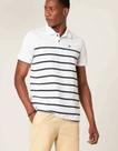 Camisa Polo Masculina Listrada em Meia Malha - Malwee