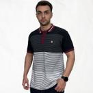 Camisa Polo Masculina Listrada Texturizada Enrico Rossi New