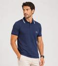 Camisa Polo Masculina Manga Curta Select Azul