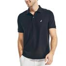 Camisa polo masculina Nautica de manga curta Solid Deck True Black
