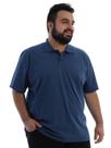 Camisa Polo Masculina Plus Size Anistia Algodão Bolso Básico