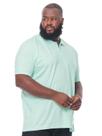 Camisa Polo Masculina Plus Size Anistia Punho Básica Algodão