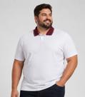Camisa Polo Masculina Plus Size Manga Curta Select Bege