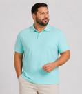 Camisa Polo Masculina Plus Size Manga Curta Select Verde