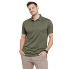 Camisa Polo Masculina Poliamida Elastano Premium Cor:VerdeTamanho:M