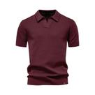 Camisa Polo Masculina Premium Respirável De Cor Sólida Para Golfe Verão 2025 Casual Camisa Polo Masculina Premium Respirável De Cor Sólida Para Golfe Verão 2025 Casual