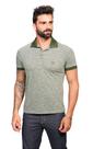 Camisa Pólo Masculina Tony Menswear Piquet Verde Militar 100% Algodão Camisa Pólo Masculina Tony Menswear Piquet Verde Militar 100% Algodão
