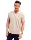 Camisa Polo Masculina U.S. Polo Assn. Classic Fit Caqui G