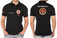 Camisa Polo Masculino MOTORISTA SAMU Bordado - Tecido de Malha Piquet