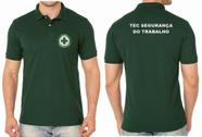 Camisa Polo Masculino TÉCNICO SEGURANÇA DO TRABALHO Bordado - Malha Piquet