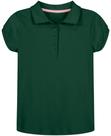 Camisa polo Nautica, uniforme escolar feminino, manga curta 12-14 Plus