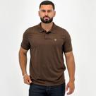 Camisa Polo Ogochi Manga Curta Slim com Botão Masculina