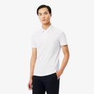 Camisa Polo Piqué Modelagem ajustada com Marca em Jacquard Camisa Polo Piqué Modelagem ajustada com Marca em Jacquard