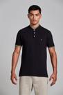 Camisa Polo Piquet Gola Portuguesa Slim Fit - Preto