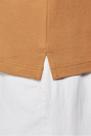Camisa Polo Piquet Slim Fit - Vermelho / Marrom Caramelo