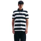 Camisa Polo Plano C Strip Shirt Pc Listrada Preta Off White Tamanho:GGCor:Preto/Off White