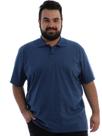 Camisa Polo Plus Size Masculina com Bolso Basica Jeans