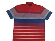Camisa Polo Plus Size Masculino, 2733 c/listras e botões personalizados Camisa Polo Plus Size Masculino, 2733 c/listras e botões personalizados